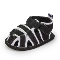 Mini Fashion™   Licht & Comfortabel   Peuter Sandalen Zwart Wit / 3 (12 18 maanden) | Educatief Speelgoed