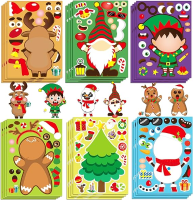 Christmas Stickerset™   Speelse Winterwonderen   Stickervel Kerst | Educatief Speelgoed