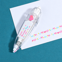DoodleTape – Decoratieve Tape Roller voor Journaling & Knutselen Roze Hartje | Educatief Speelgoed
