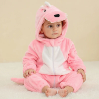 Mini Fashion™ – Dieren Dromenland – Kinder Dieren Onesie Roze draak / 110 (24 30 maanden) | Educatief Speelgoed