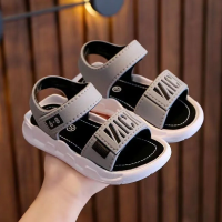 Summer Soft Sole – Comfort & Antislip – Kinder Sandalen Grijs / 26 (4–5 jaar 16 cm) | Educatief Speelgoed