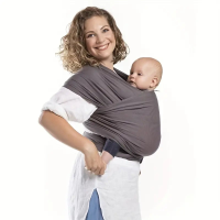 ComfortCarry – Rugvriendelijk Dragen – Ergonomische Baby Draagdoek Lichtgrijs | Educatief Speelgoed