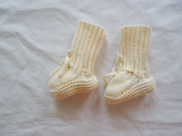 Mini Fashion™   Warm & Stijlvol   Gebreide Babyslofjes Geel / S (0 6 maanden) | Educatief Speelgoed
