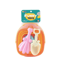 Foldable Beach Toys™ – Zomer Zandpret – Strandset Kinderen 4 Stuks Set A | Educatief Speelgoed