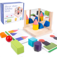 Reflection Play™ – Spiegelen & Leren – Puzzelblokken met spiegel Grote Blokken | Educatief Speelgoed