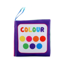 Rattle Book™   Geluid & Beweging   Stoffen Boekje Kleuren | Educatief Speelgoed