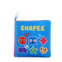 Rattle Book™   Geluid & Beweging   Stoffen Boekje Vormen 1 | Educatief Speelgoed