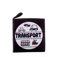 Rattle Book™   Geluid & Beweging   Stoffen Boekje Verkeer 1 | Educatief Speelgoed