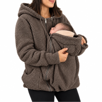 MamaNest – Warm & Praktisch – 2 in 1 Draagjas voor Mama en Baby Antracietgrijs / XXL | Educatief Speelgoed
