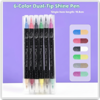 ArtShine – Kleurijk & Sprankelend – Dubbelzijdige Glitter & Lichtgevende Stiften Set Glitter   12 kleuren | Educatief Speelgoed