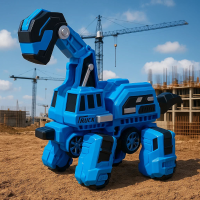 DinoDrive – Spannend & Avontuurlijk – Dino Auto Blauw | Educatief Speelgoed