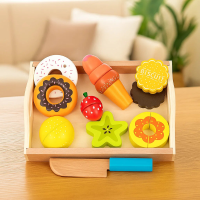 MiniChef – Leuk & Creatief – Houten Magnetische Keuken Speelset Zoetigheid | Educatief Speelgoed