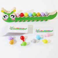 Sensory Color Sticks™ – Kleuren & Dieren – Kleuren Sorteer Spel Rups | Educatief Speelgoed