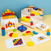 Reflection Play™ – Spiegelen & Leren – Puzzelblokken met spiegel Kleine Blokken | Educatief Speelgoed