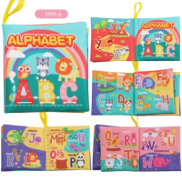 Rattle Book™   Geluid & Beweging   Stoffen Boekje Alfabet | Educatief Speelgoed