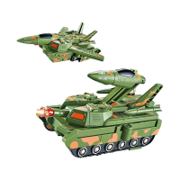 Transformer Car™   Transformeren en rijden   speelgoedauto Groene tank en straaljager | Educatief Speelgoed