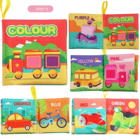 Rattle Book™   Geluid & Beweging   Stoffen Boekje Verkeer 2 | Educatief Speelgoed