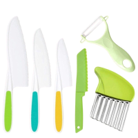 Junior Chef Set™   Veilig snijden   Speelgoed keukenset 6 delige set | Educatief Speelgoed
