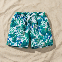 Beach Shorts – Lichtgewicht & speels – Tropisch Kinder Zwembroek Eilandbloei / 110 (4–5 jaar) | Educatief Speelgoed