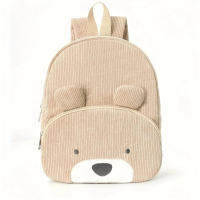 MyLittleBag – Persoonlijk & Schattig – Gepersonaliseerde Kinder Rugzak met Naam en Dierenprint Beer | Educatief Speelgoed