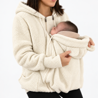 MamaNest – Warm & Praktisch – 2 in 1 Draagjas voor Mama en Baby Beige / XXL | Educatief Speelgoed