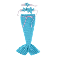 OceanPrincess – Betoverend & Comfortabel – Baby Zeemeermin Set Blauw | Educatief Speelgoed