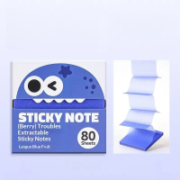 MemoBuddy – Kleurrijk & Functioneel – Transparante Plakbriefjes Blauw | Educatief Speelgoed