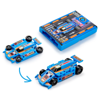 SpeedTransform – Actief & Interactief – Transformeerbare Raceauto Blauw | Educatief Speelgoed