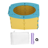 BabyCare – Praktisch & Draagbaar – Opvouwbaar Kinderpotje Toilet Blauw Geel | Educatief Speelgoed