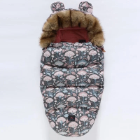 CozyRide – Warm & Gezellig – Baby Slaapzak voor Kinderwagen Bloemen | Educatief Speelgoed
