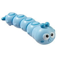 Crawling Caterpillar™   Wiebelen met de Rupsmobiel   Opwindbare Rups Blauw | Educatief Speelgoed