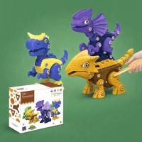 JurassicDrill – Cool & Speels – Dino DIY Set Blauwe Spark Dino Bouwset | Educatief Speelgoed