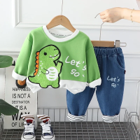 Mini Fashion™ – Zacht & Stoer – Kinder Kledingset Groen / 110 (3 4 jaar) | Educatief Speelgoed