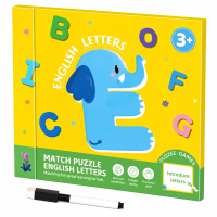 SmartMatch – Speels & Leerzaam – Magnetisch 2 in 1 teken  en puzzelboek Brieven | Educatief Speelgoed