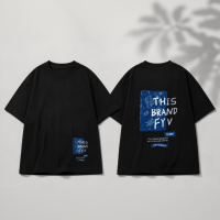 BrightTees – Comfortabel & Kleurrijk – Geprint Los T shirt Zwart / 100 (3–4 jaar) | Educatief Speelgoed