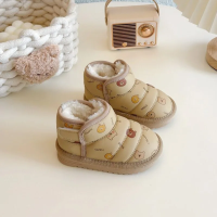 LittleSnow – Warm & Schattig – Kinder Boots met Zachte Binnenvoering Bruin / 26 (6–7 jaar) | Educatief Speelgoed