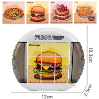 Twisty Puzzle™   Eindeloos Puzzelplezier   Draaipuzzel Burger 9 vlakjes | Educatief Speelgoed