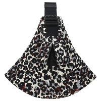 Hippe Baby Sling Draagzak Burgundy Leopard – Comfort | Educatief Speelgoed
