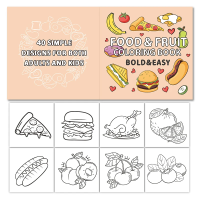 Coloring Book™   creatief kleurplezier   Kleurboek Eten & Drinken Kleurboek | Educatief Speelgoed