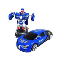 Transformer Car™   Transformeren en rijden   speelgoedauto Blauwe Auto en Transformer | Educatief Speelgoed