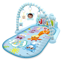 Musical Arch™ – Klanken & Kleuren – Baby Gym Cartoon Dieren Blauw | Educatief Speelgoed