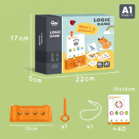 Montessori Shape Matching Game – Logica & Concentratie – Puzzel Bordspel Zoek de verschillen | Educatief Speelgoed