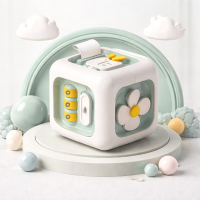 Cube Senses Toy™   Leerzaam & Leuk   Kubus Zintuigen Speelgoed Mintgroene kubus | Educatief Speelgoed