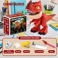 Dinosaur Stationery Toy – Creatief & Leerzaam – 5 in 1 Bureau Set Carnotaurus | Educatief Speelgoed