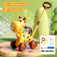 Bubble Blower – Speels & Leuk – Bellen Blaas Duw Wagen Giraffe | Educatief Speelgoed