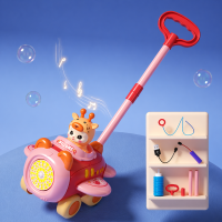 Bubble Blower – Speels & Leuk – Bellen Blaas Duw Wagen Roze Giraffe | Educatief Speelgoed
