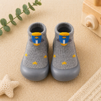 Baby Anti Slip Shoes – Veilig & Comfort – Kinder Schoenen Dieren & Raket / Grijs / 23 (15–18 maanden) | Educatief Speelgoed