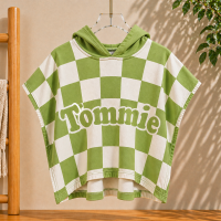 Personalized Hooded Towel – Zacht & Uniek – Gepersonaliseerde Kinder Badcape Kiwi / 60x60cm | Educatief Speelgoed