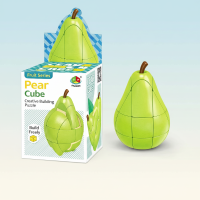 FruitCube – Kleurrijk & Uitdagend – Montessori Fruit Puzzel Peer | Educatief Speelgoed