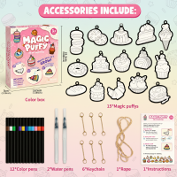 Magic Puff Paint – Creatief & Interactief – Knutsel Set met magische schuimtextuur Dessert | Educatief Speelgoed